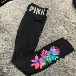 Pink victoria secret yoga leggings